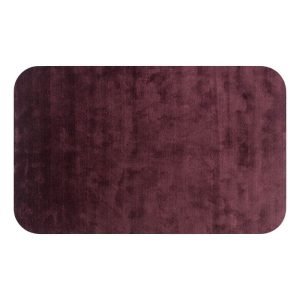 Vloerkleed Cowan afgeronde hoeken aubergine 48