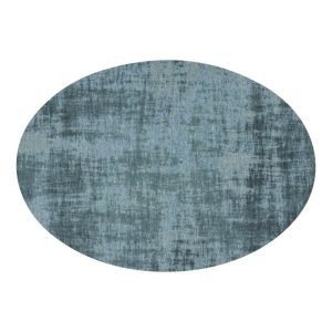 Vloerkleed Rovinj ellips lichtblauw 33