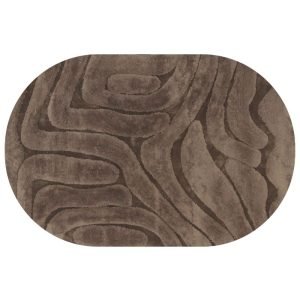Vloerkleed Chase ovaal bruin 18