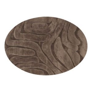 Vloerkleed Chase ellips bruin 18