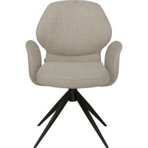 Eetkamerstoel Bione met arm Rhodos Clay