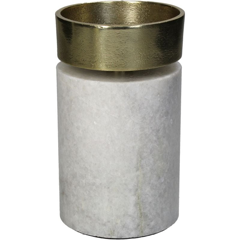 Waxinelichthouder Marble 15cm hoog 1 Waxinelichthouder Marble 15cm hoog