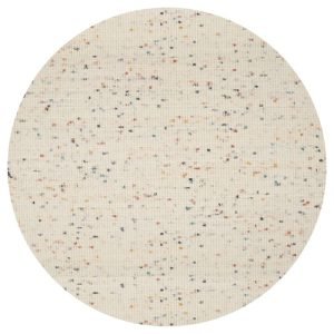 Vloerkleed Mango rond wit multi 99