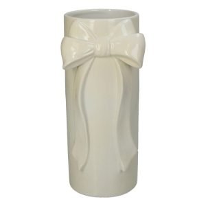 Vaas Strik Wit 25 cm hoog