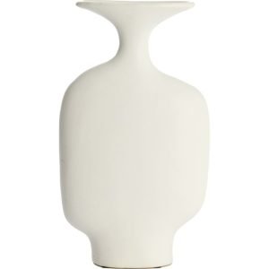 Vaas Trovo Keramiek Wit 27 Cm