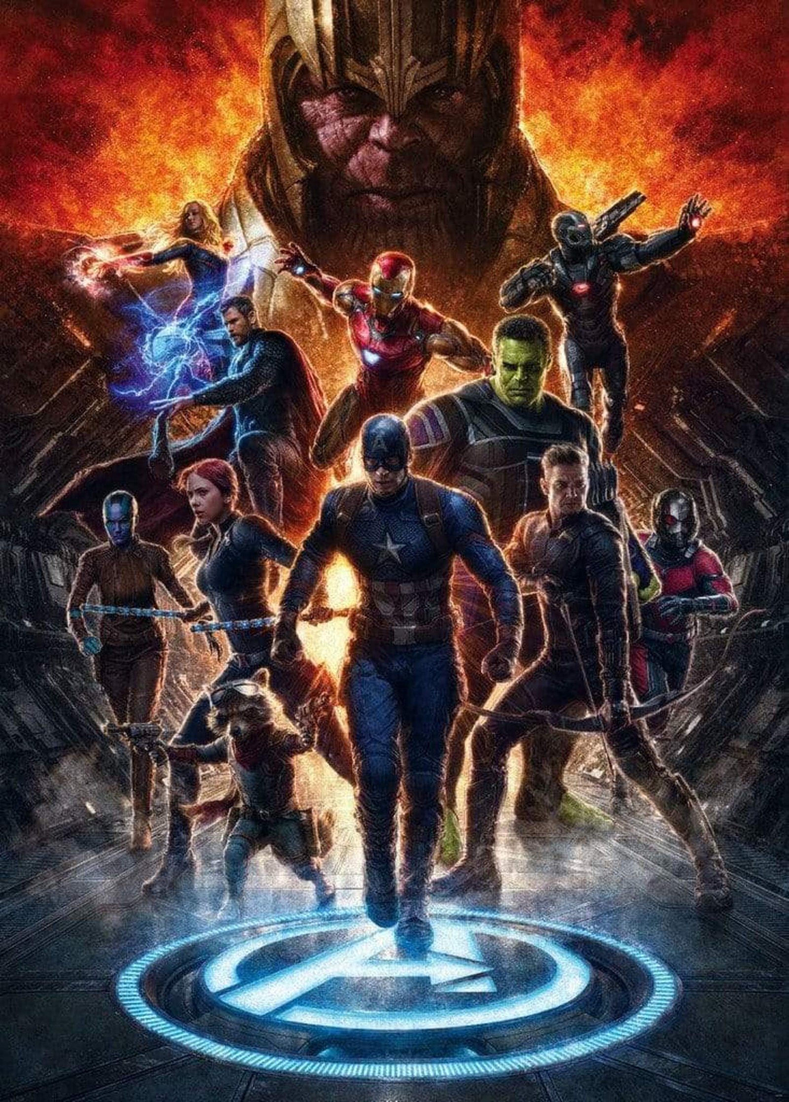 Fotobehang - Avengers vs Thanos 200x280cm - Vliesbehang 1 Fotobehang - Avengers vs Thanos 200x280cm - Vliesbehang