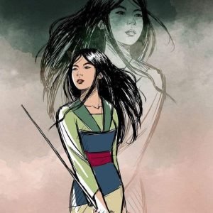 Fotobehang - Brave Mulan 200x280cm - Vliesbehang
