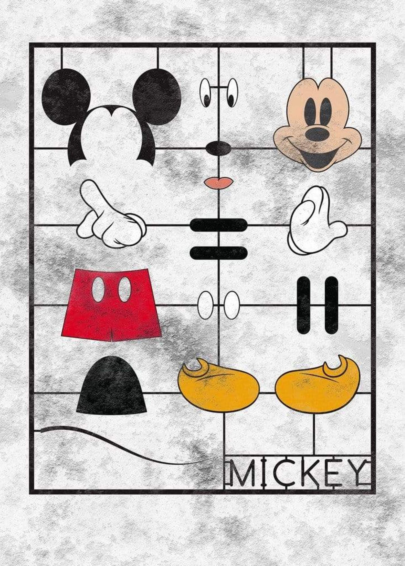 Fotobehang - Mickey Kit 200x280cm - Vliesbehang 1 Fotobehang - Mickey Kit 200x280cm - Vliesbehang