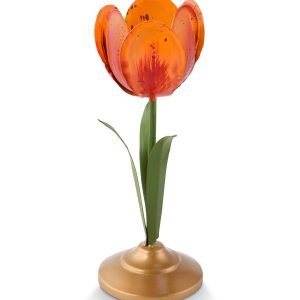 Pip Studio Kaarsenhouder Metaal Tulp Oranje 21cm - Officiële Webshop