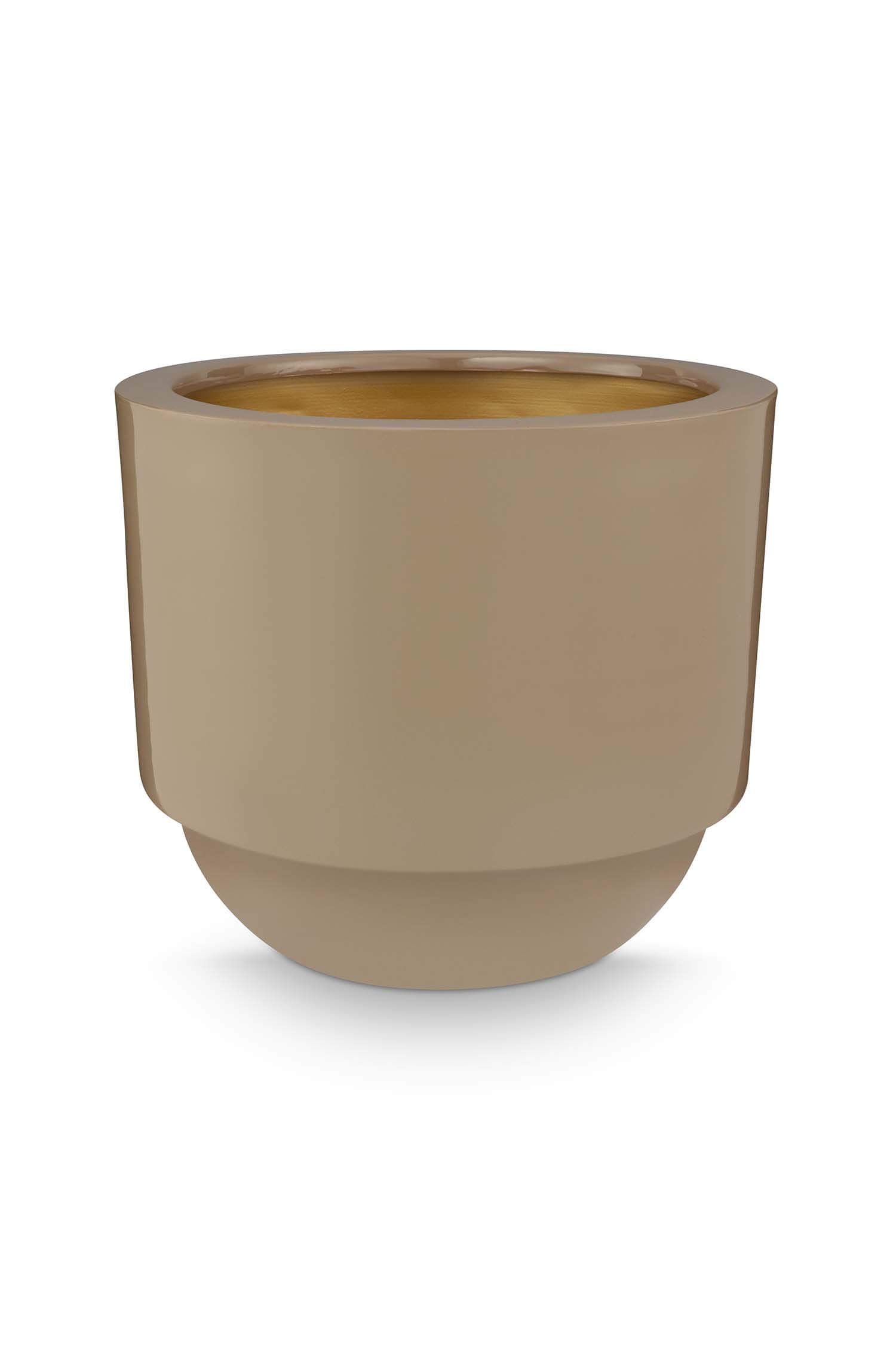 Pip Studio Bloempot Khaki 40cm - Officiële Webshop 1 Pip Studio Bloempot Khaki 40cm - Officiële Webshop