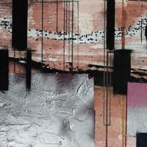 Fotobehang - Squares Dropping 500x280cm - Vliesbehang