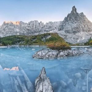 Fotobehang - Alpine Treasure 400x250cm - Vliesbehang